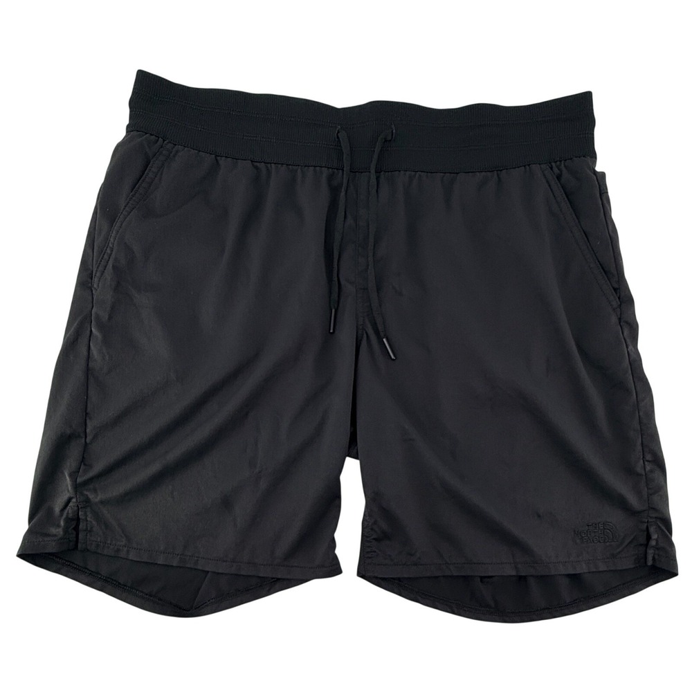 The North Face Shorts Womens L‎ Black Drawstring Lightweight Athletic